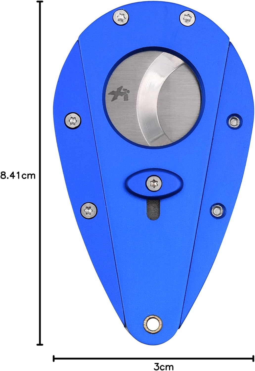 Cortapuros Xikar Xi1 Acero Azul