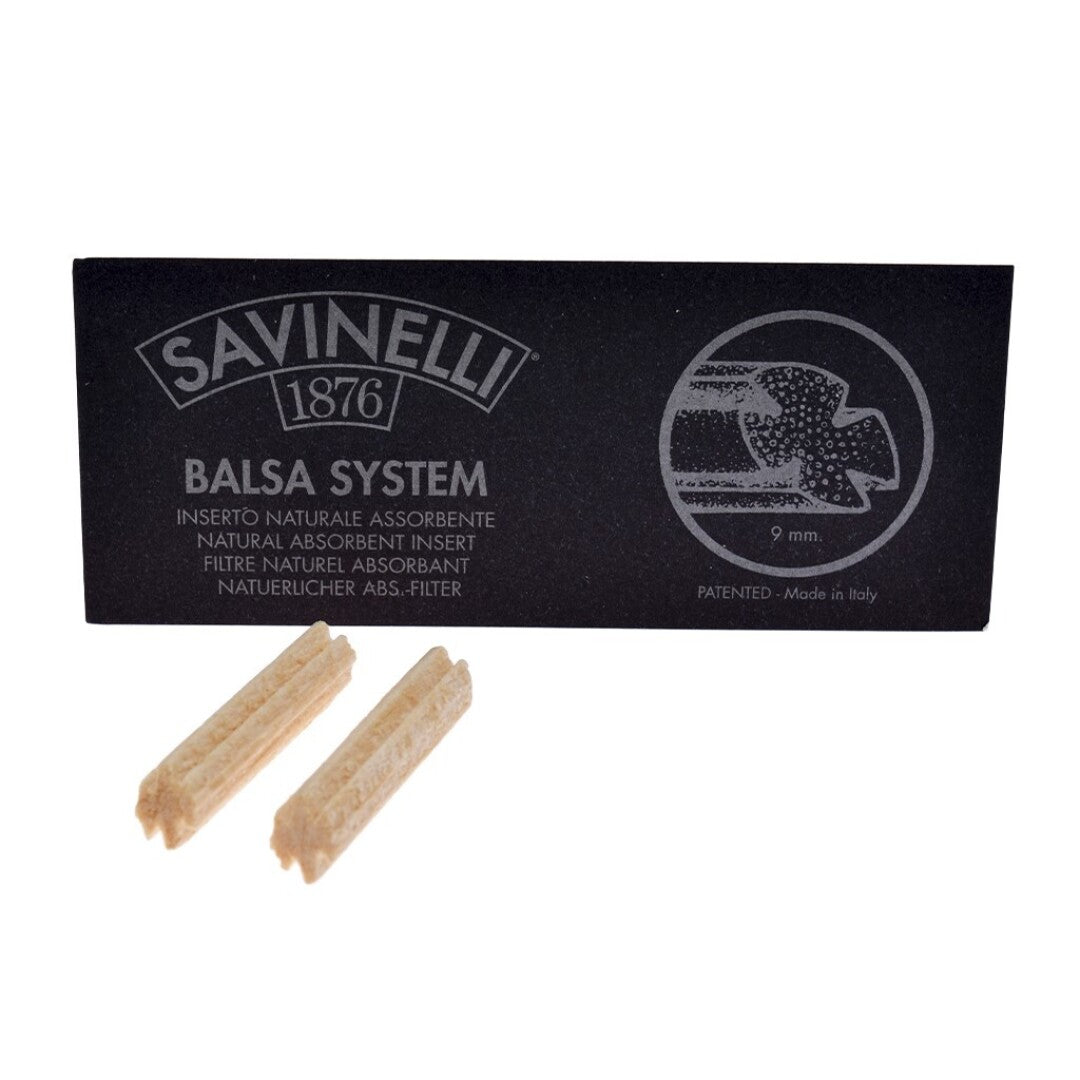 Filtros Savinelli balsa 9mm (15 uds)