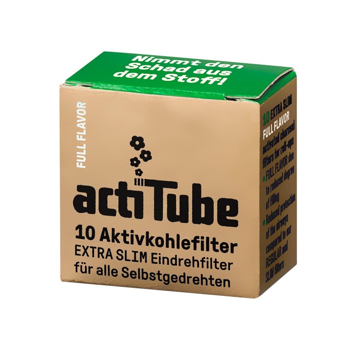 Filtros Actitube Carbón 6 Mm