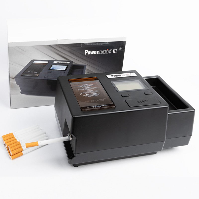 powermatic 3 plus cigarette machine MYO Electric Injector - The 2 is perfect for all your RYO and MYO cigarettes Powermatic V+ Automatic Cigarette Injector