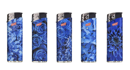 Encendedor Prof Blue Flowers