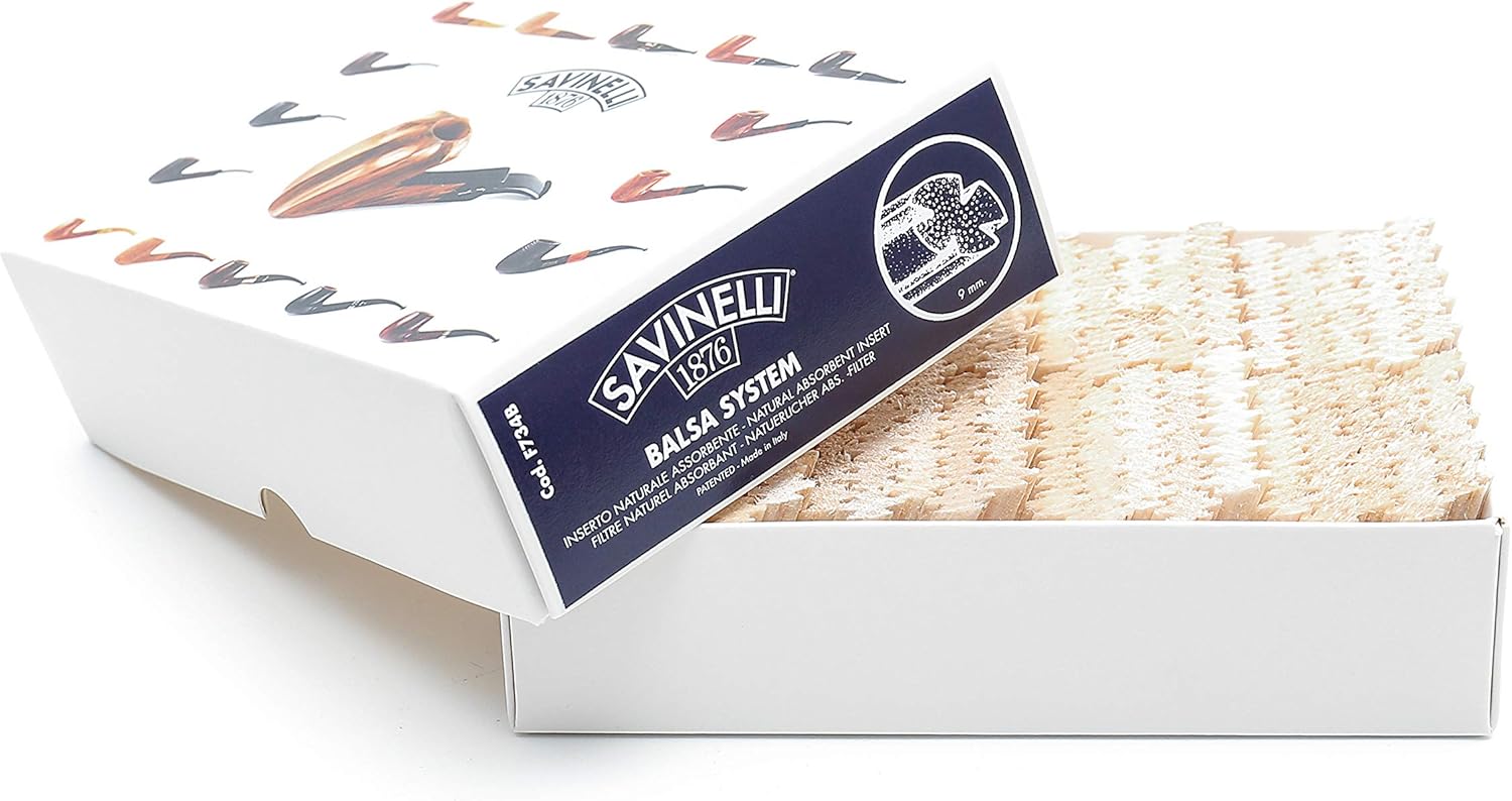 Filtros Savinelli balsa 9mm  (200 uds)