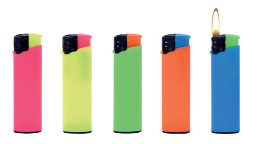 Encendedor Prof Bi-Color Rubber Touch