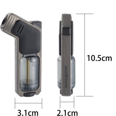 Encendedor Silver Match Single Jetflame
